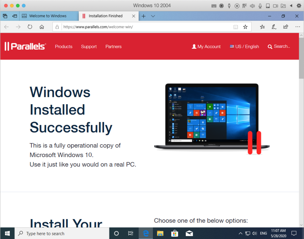 Open windows apps on mac parallels version